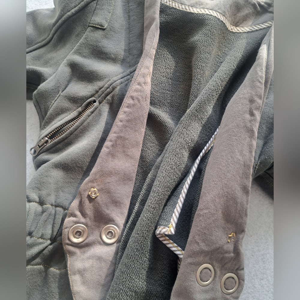 Free People Army Green Structured Blazer Jacket - Picture 5 of 11